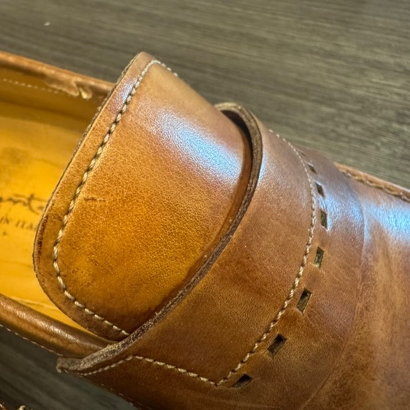 Santoni Penny Loafter - Light Brown Tan - Men\'s Size 8D (Medium) main image 5